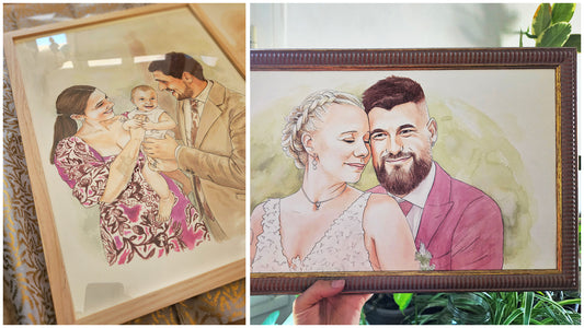 Portrait personnalisé - L'aquarellé