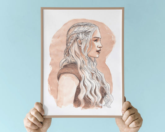 Portrait personnalisé - Aquarelle, illustration personnalisée réaliste, photo personnalisée, portrait dessiné, idée cadeau fait main