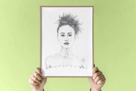 Portrait personnalisé - Le graphite