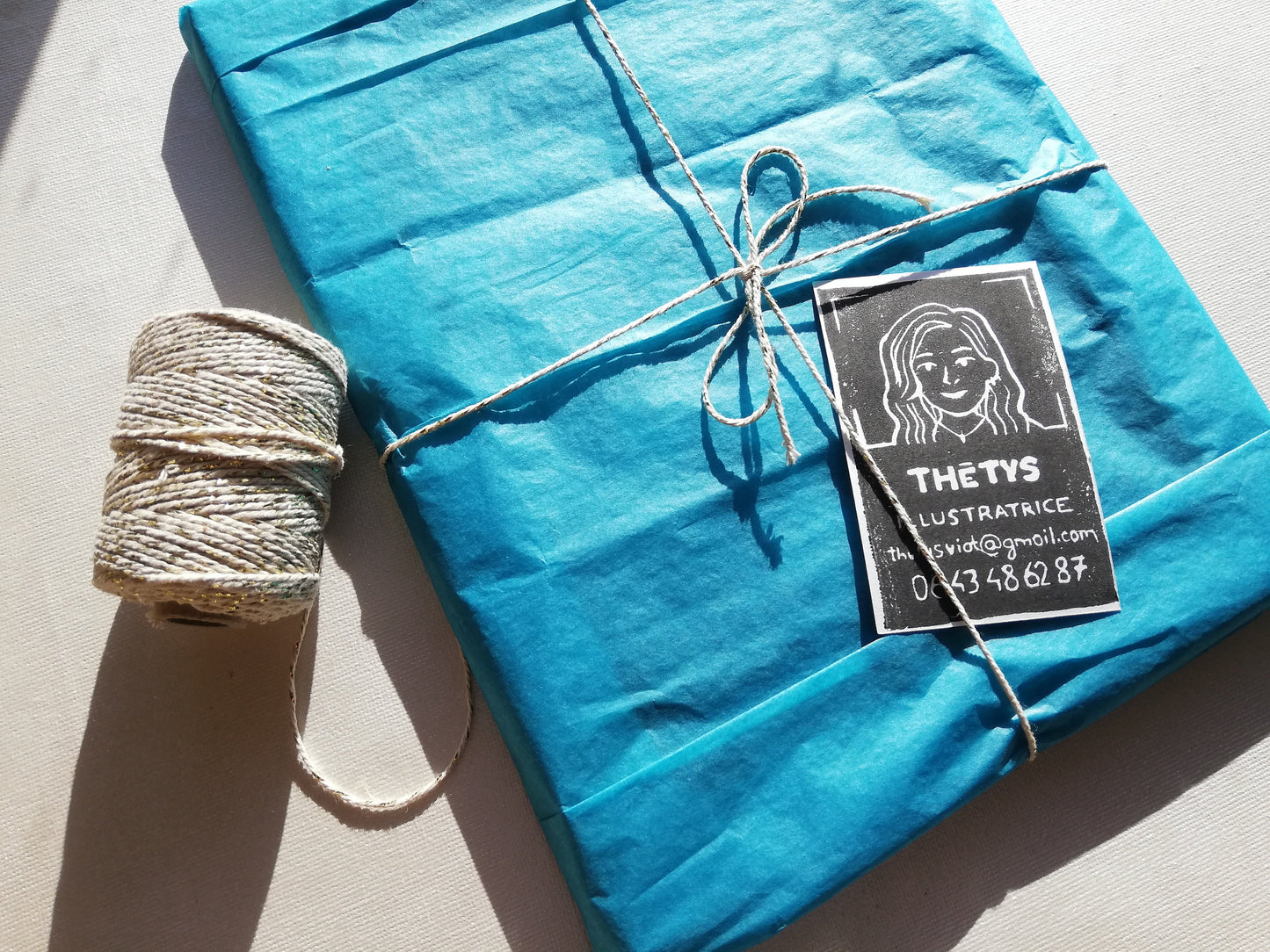 Linogravure - Dragon, nuage, fumée, fantasy, créature - linocut - print, affiche, art mural, décoration d'intérieur - édition limitée 50 ex